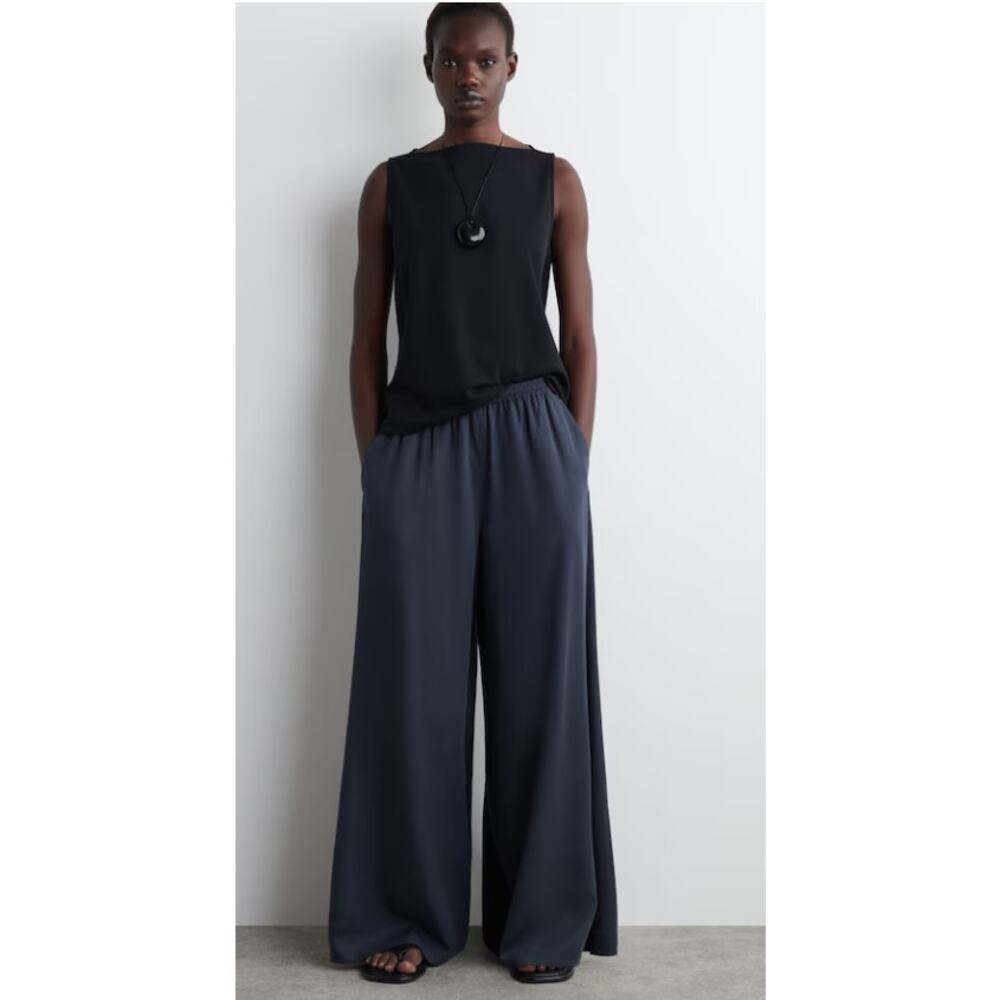 COS TWILL PALAZZO PANTS